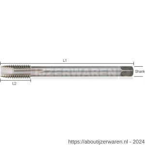 Labor SO232180 machinetap DIN 376B HSS-G geslepen doorlopende gaten M18 koker - W50303710 - afbeelding 1