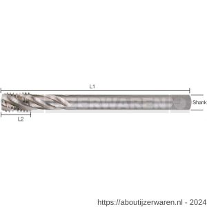 Labor SS233200 machinetap DIN 376C HSS-G geslepen blinde gaten M20 koker - W50304385 - afbeelding 1