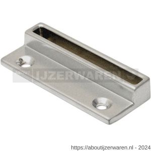 Dulimex DX RBP 7210 AF raamboomplaatje voor RBM 12 serie 74x30 mm zamac F1 aluminium - W30202694 - afbeelding 1