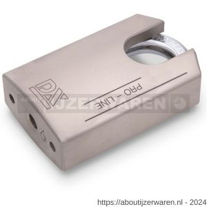 Dulimex DX HSPRO 50 C SE hangslot DX PRO-line SKG* 50 mm verschillend sluitend gesloten beugel 3 sleutels en security card zilver - W30204144 - afbeelding 1
