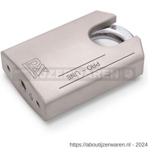 Dulimex DX HSPRO 70 C SE hangslot DX PRO-line SKG** 70 mm verschillend sluitend gesloten beugel 3 sleutels en security card zilver - W30204152 - afbeelding 1