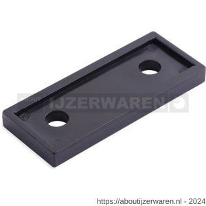 Dulimex DX RUZW OPK 1 BE onderlegplaat raamkozijn voor RUZ-W-010 serie plastic zwart - W30202998 - afbeelding 1