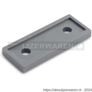 Dulimex DX RUZW OPK 1 SE onderlegplaat raamkozijn voor RUZ-W-010 serie plastic grijs - W30202999 - afbeelding 1