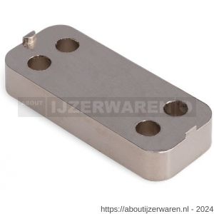 Dulimex DX RUZW OPV 3 SS onderlegplaat voor RUZ-WKS-300 serie zamac RVS - W30204359 - afbeelding 1