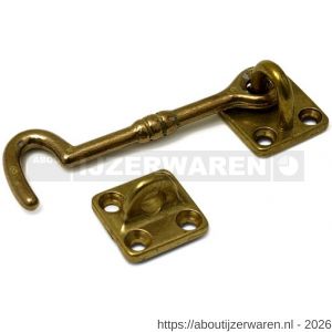 Dulimex DX KH 0501 kajuithaak 50 mm messing gepolijst - W30204083 - afbeelding 1