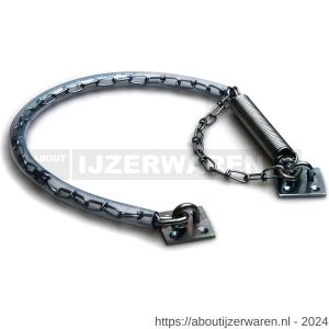 Dulimex DX DV 820 ZE stormketting met kettinghoes zware uitvoering deuren 40 tot 60 kg staal verzinkt per stuk verpakt - W30202665 - afbeelding 1