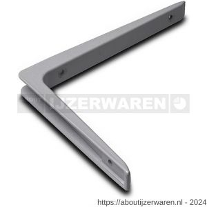 Dulimex DX ES 3152B plankdrager aluminium 100x150 mm wit gelakt - W30203994 - afbeelding 1