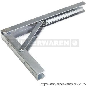 Dolle ES 52301 drager automatisch opvouwbaar zware uitvoering 200x300 mm staal verzinkt - W30204394 - afbeelding 1