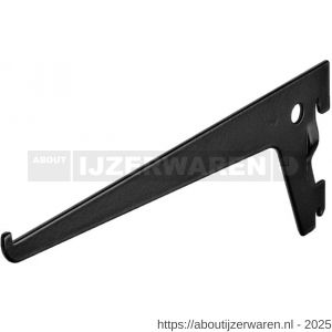 Dolle ES 200E BE drager enkel 200 mm zwart - W30204374 - afbeelding 1