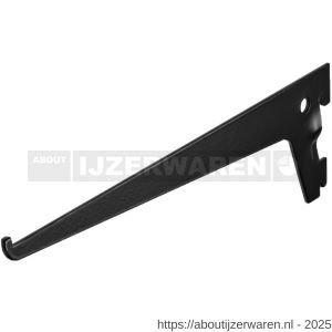Dolle ES 250E BE drager enkel 250 mm zwart - W30204375 - afbeelding 1