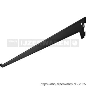 Dolle ES 400E BE drager enkel 400 mm zwart - W30204378 - afbeelding 1