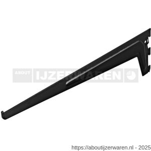Dolle ES 500E BE drager enkel 500 mm zwart - W30204379 - afbeelding 1