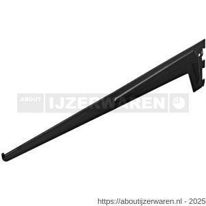 Dolle ES 600E BE drager enkel 600 mm zwart - W30204380 - afbeelding 1