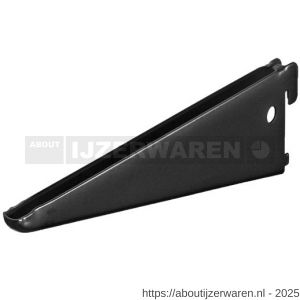 Dolle ES 220D BE drager dubbel 220 mm zwart - W30204382 - afbeelding 1