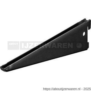 Dolle ES 270D BE drager dubbel 270 mm zwart - W30204383 - afbeelding 1