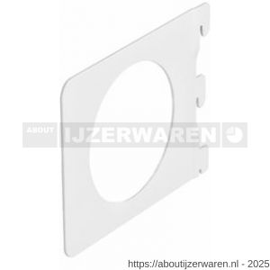 Dolle ESB R 118 WE boekensteun recht 142x118 mm wit gelakt - W30203562 - afbeelding 1