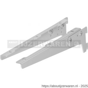 Dolle ESV 250 WE drager verstelbaar 250 mm wit gelakt - W30204828 - afbeelding 1