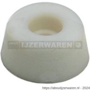 Dulimex DX CBR 10 WE closetbuffer DX diameter 20x10 mm rubber wit - W30203972 - afbeelding 1