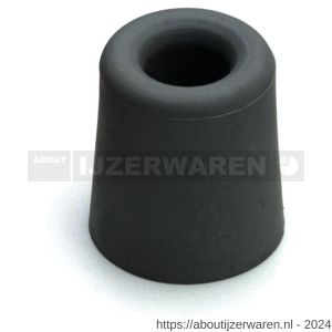 Dulimex DX DBR 33 SE deurbuffer DX diameter 31x33 mm rubber grijs - W30203979 - afbeelding 1