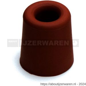 Dulimex DX DBR 24 RO deurbuffer DX diameter 30x24 mm rubber rood - W30203983 - afbeelding 1