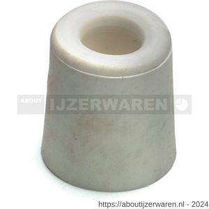 Dulimex DX DBR 48 WE deurbuffer DX diameter 37x48 mm rubber wit - W30203975 - afbeelding 1