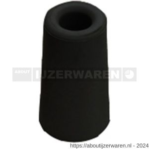 Dulimex DX DBR 59 BE deurbuffer DX diameter 39x59 mm rubber zwart - W30203992 - afbeelding 1