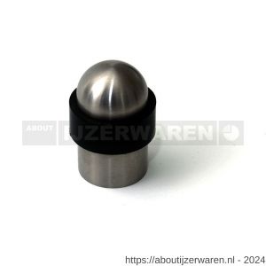 Dulimex DX DST V RB 29SF deurstopper 29x50 mm vloermodel met ronde bovenkant RVS - W30202616 - afbeelding 1