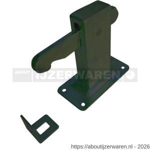 Dulimex DX DVZ HD V BE deurvastzetter heavy duty inclusief opvangoog vloermodel staal - W30205012 - afbeelding 1