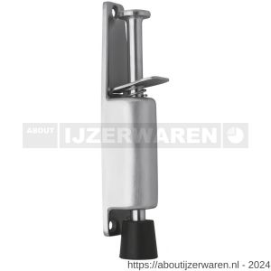 Deni DVZ VL040 SS deurvastzetter voetstift Luxe 35x179 mm schootuitslag 40 mm deur tot 40 kg RVS - W30203614 - afbeelding 1