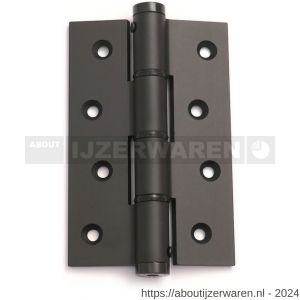 Justor DVE 120/30 BE deurveerscharnier enkel 120/80 mm aluminium zwart - W30204847 - afbeelding 1