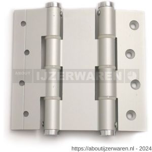 Justor DVD 120/40 SE deurveerscharnier dubbelwerkend 120/40 mm aluminium zilvergrijs - W30204854 - afbeelding 1