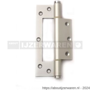 Justor STW 150 SE deurveerscharnier enkel 150 mm hangnaad 2.5 mm aluminium zilver - W30204850 - afbeelding 1