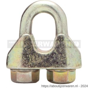 Dulimex DX 1142-06E staaldraadklem gelijkend EN 13411-5 type A 6,5 mm verzinkt voorheen DIN 1142 - W30200977 - afbeelding 1