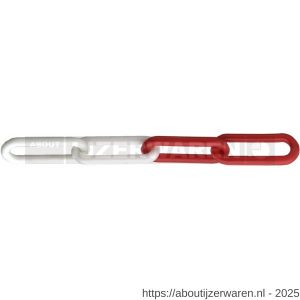 Dulimex DX 1502-06 kunststof ketting rol 25 m 6 mm wit - W30202973 - afbeelding 1