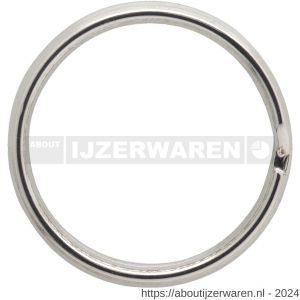 Dulimex DX 1602-16N sleutelring 16 mm uitwendig vernikkeld - W30204010 - afbeelding 1