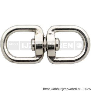 Dulimex DX 178-13N wervel 12 mm-1/2 inch zamac vernikkeld - W30200800 - afbeelding 1