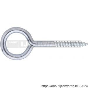 Dulimex DX 391-2512I schroefoog houtdraad 4.00x25x12 mm RVS AISI 304 - W30200752 - afbeelding 1