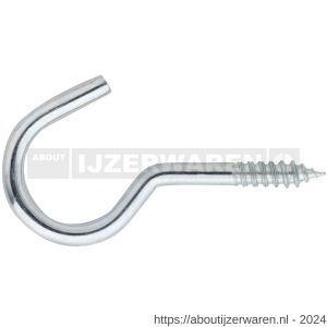 Dulimex DX 397-025E schroefhaak houtdraad 2.00x11/23 mm verzinkt - W30200708 - afbeelding 1