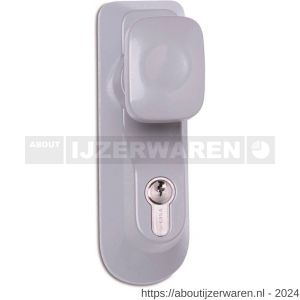 Dulimex DX PO 1413KNS SE opbouw knopset Briton 1413 KNS SE inclusief 1/2 (30/10 mm) PC voor Briton anti-paniekbeslag zilvergrijs - W30204498 - afbeelding 1