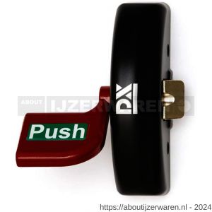 Dulimex DX PO 501P EB RZ anti-paniekpushpad 501P enkele deur 1-puntssluiting zijsluitend rood-zwart - W30202466 - afbeelding 1