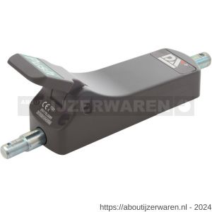 Dulimex DX PO 293 EB SE anti-paniekpushpad 293 SE enkele deur 2-puntssluiting zilvergrijs - W30202464 - afbeelding 1