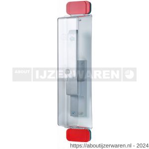 GfS EC 290 exit cover verticale raam en deurkrukken LxBxH 270x65x90 mm voor zijwaarts werkende deur- en raamgrepen zoals espagnolet kiep en kantel sluitingen - W30202440 - afbeelding 1