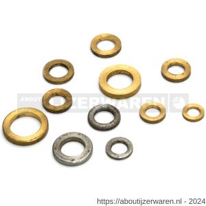 Dulimex DX HPL-BR 08 messing ring voor aanlaspaumelles 80 mm - W30203650 - afbeelding 1