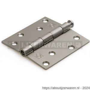 Dulimex DX H161-89892005 scharnier rechte hoeken 89x89 mm losse verzinkte pen staal verzinkt - W30203925 - afbeelding 1