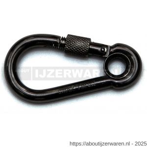 Dulimex DX 249-06I karabijnhaak met kous en schroef 60x6 mm RVS AISI 316 - W30200495 - afbeelding 1