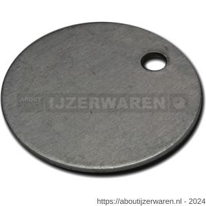 Dulimex DX 995-30AL sleutellabel 30 mm aluminium zak 100 stuks - W30202066 - afbeelding 1