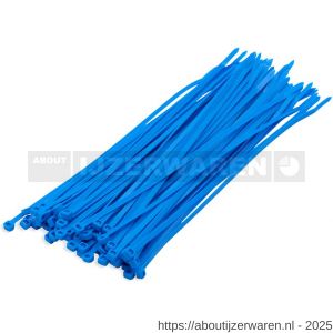 Dulimex DX 84100-25 kabelbundelband nylon 6.6 blauw 2,5x100 mm - W30200102 - afbeelding 1