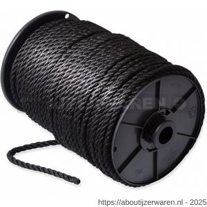 Dulimex DX BTL.060.BLW-D bootlijn geslagen 3-strengs PP 6 mm blauw rol 70 m - W30203239 - afbeelding 1