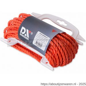 Dulimex DX PPD040ORA-H20 touw geslagen PP 4 mm oranje handhouder 20 m - W30203259 - afbeelding 1