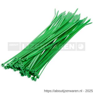Dulimex DX 87100-25 kabelbundelband nylon 6.6 groen 2,5x100 mm - W30200105 - afbeelding 1